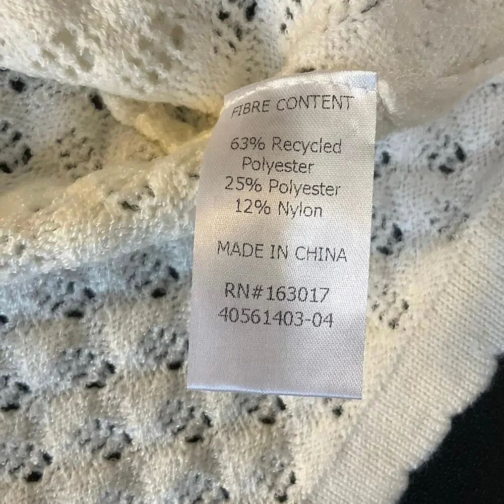 Princess Polly Ivory Tie Front Knit Top S Crochet Short Sleeve Sweater NWT